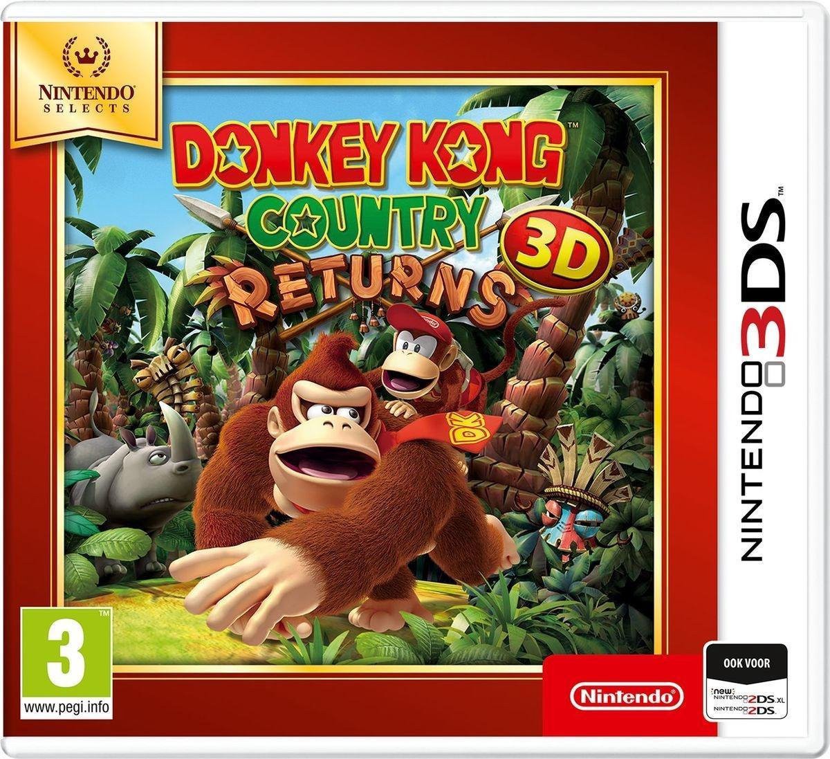 Donkey Kong Country Returns 3D (Nintendo Selects) - Nintendo 3DS Games