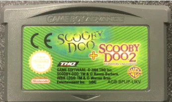 Scooby Doo + Scooby Doo 2 - Gameboy Advance Games