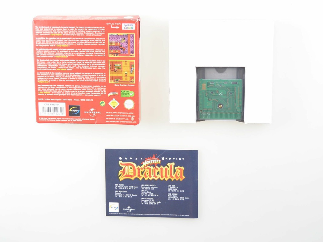 Dracula: Crazy Vampire - Gameboy Color Games [Complete] - 2