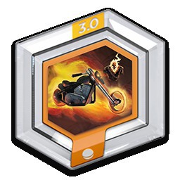 Disney Infinity Power Disc Ghost Rider's Motorcycle - Wii Hardware
