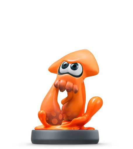 Nintendo Amiibo Splatoon Inkling Squid Orange - Wii Hardware