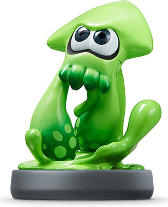 Nintendo Amiibo Splatoon Inkling Squid Green - Wii Hardware
