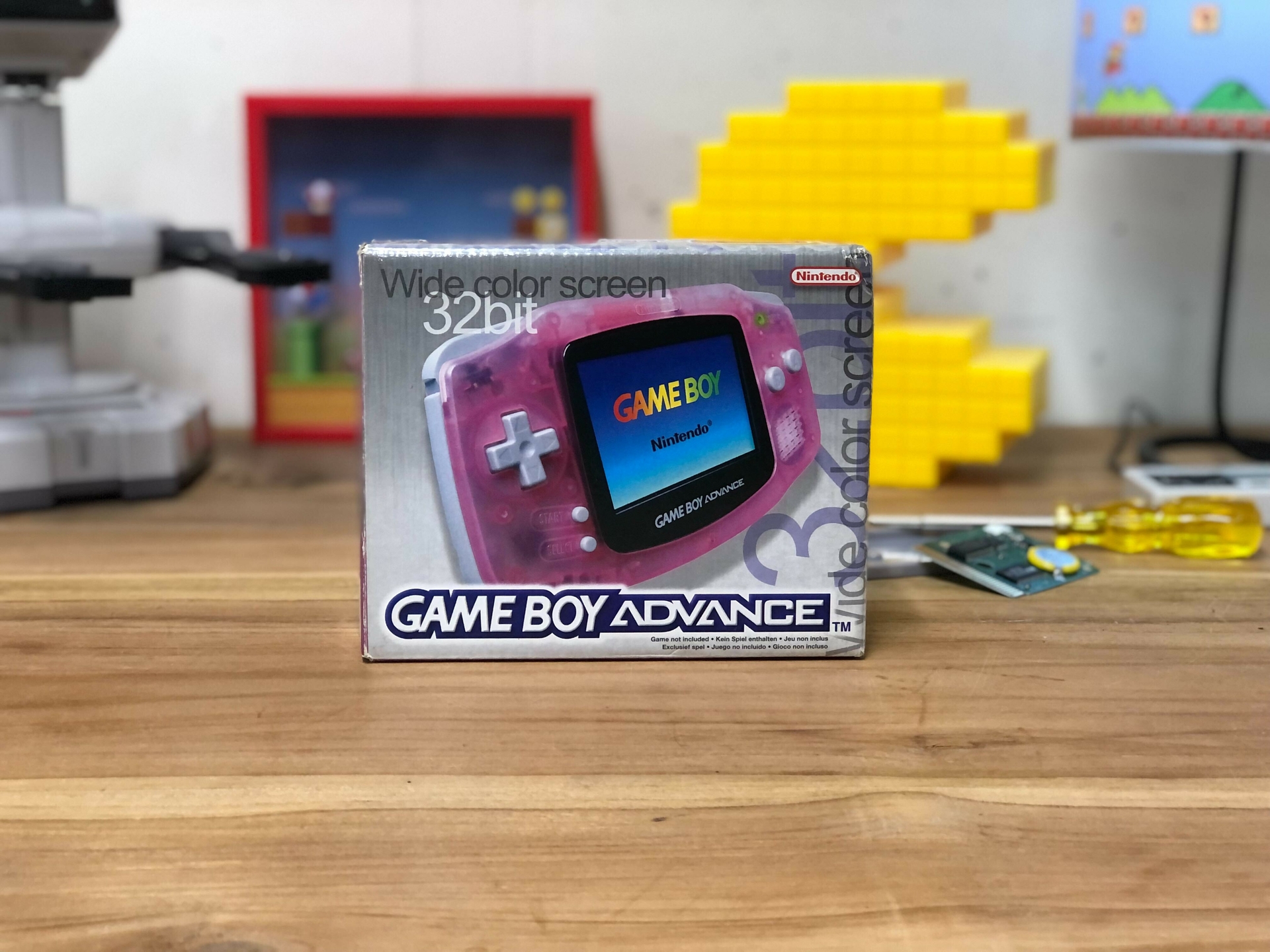 Gameboy Advance Transparent Pink [Complete] - Gameboy Advance Hardware