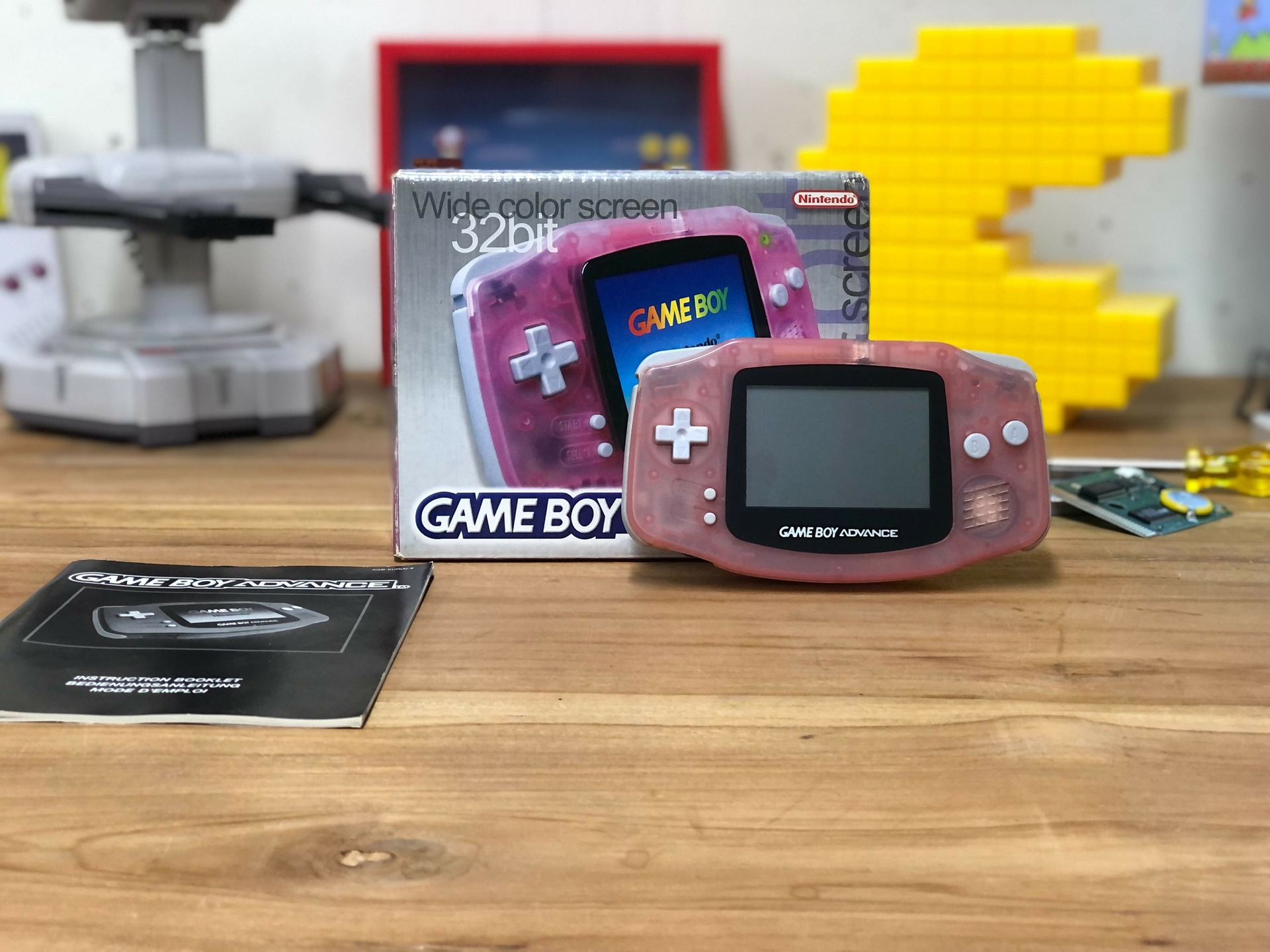 Gameboy Advance Transparent Pink [Complete] - Gameboy Advance Hardware - 2