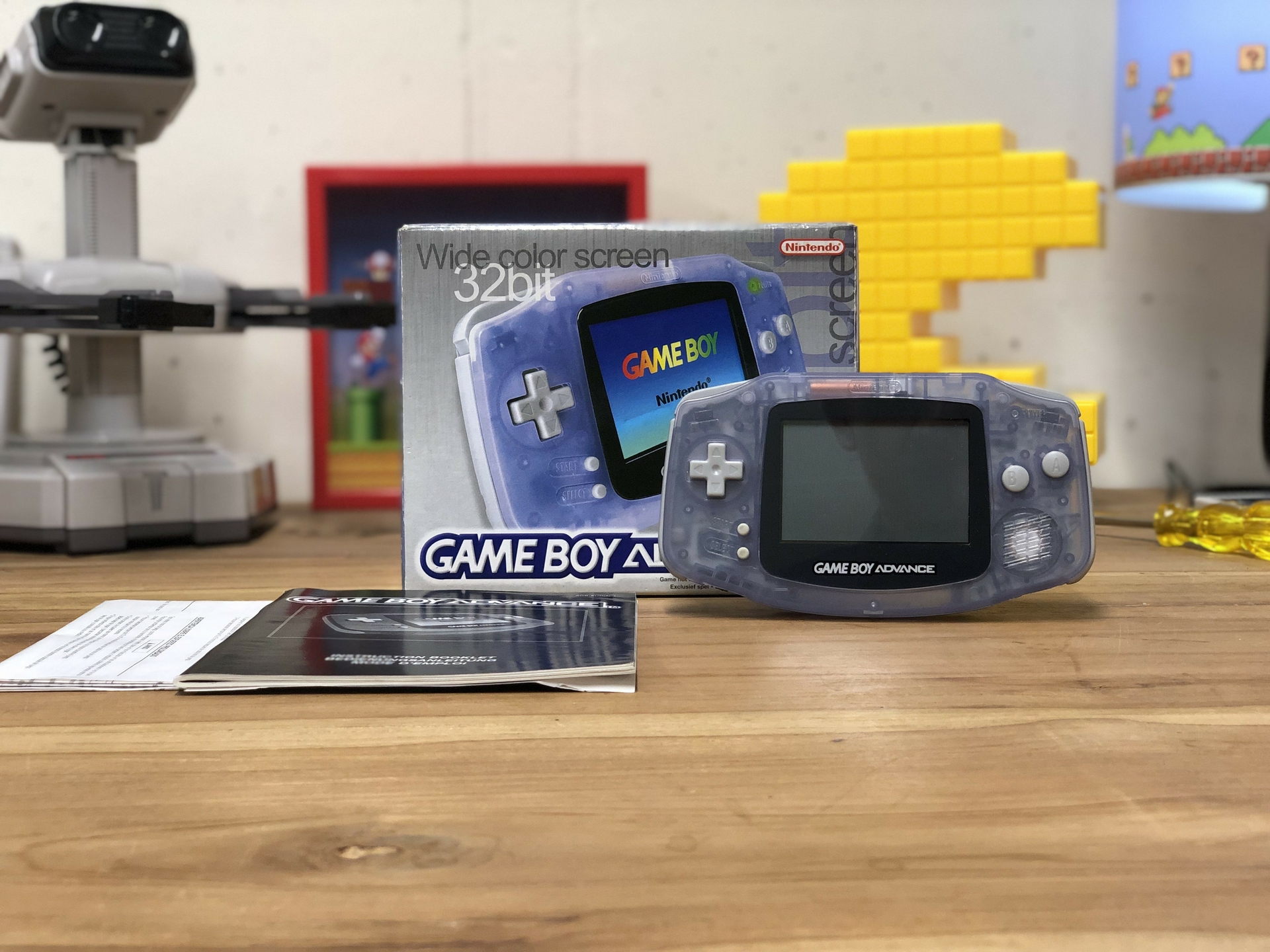 Gameboy Advance Transparent Blue [Complete] - Gameboy Advance Hardware - 2