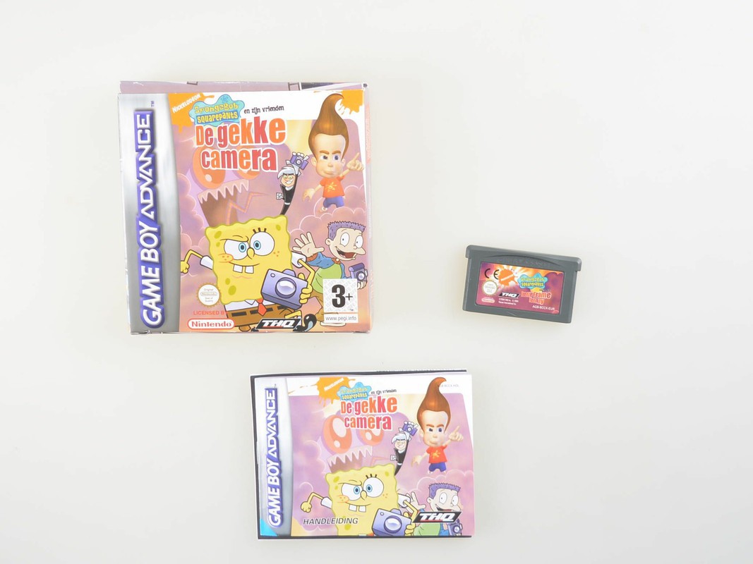 Spongebob Squarepants en zijn Vrienden - De Gekke Camera - Gameboy Advance Games [Complete]