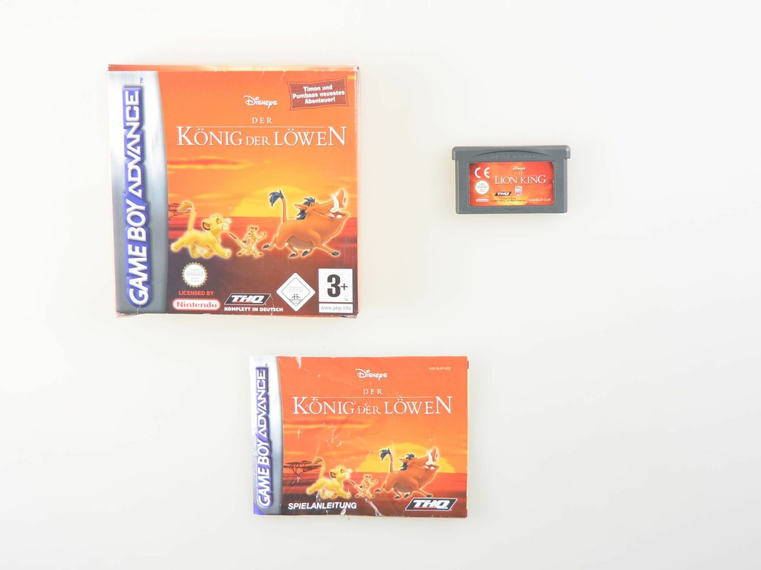 Disney's Der Konig Der Lowen - Gameboy Advance Games [Complete]