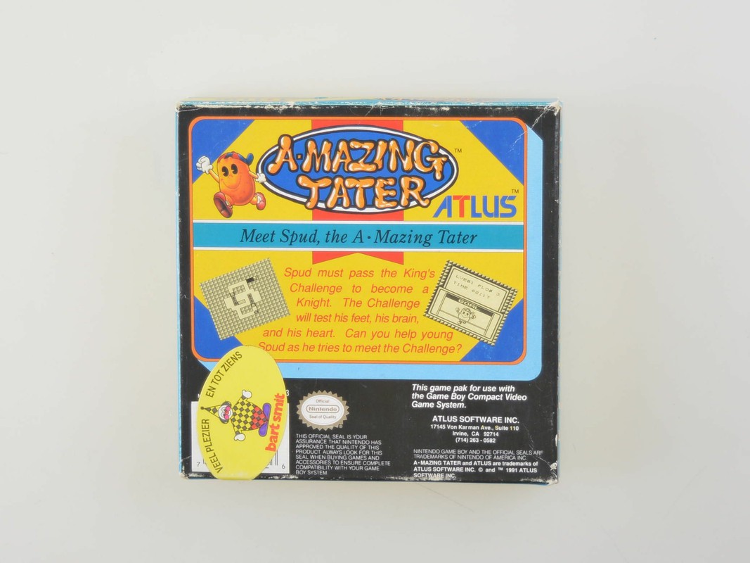 Amazing Tater - Gameboy Classic Games [Complete] - 5