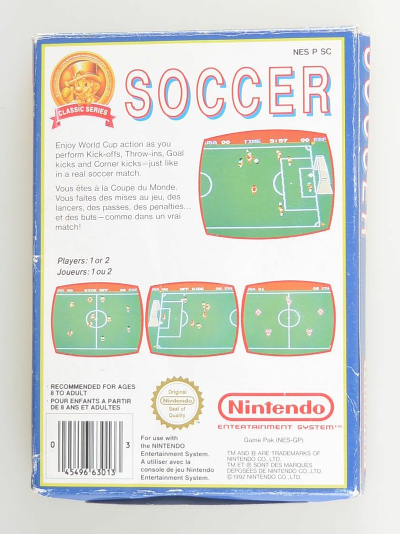 Soccer (Classics) - Nintendo NES Games [Complete] - 2