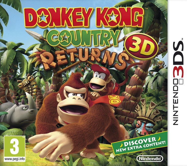 Donkey Kong Country Returns 3D (German) - Nintendo 3DS Games