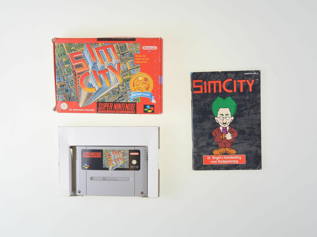 Sim City - Super Nintendo Games [Complete]