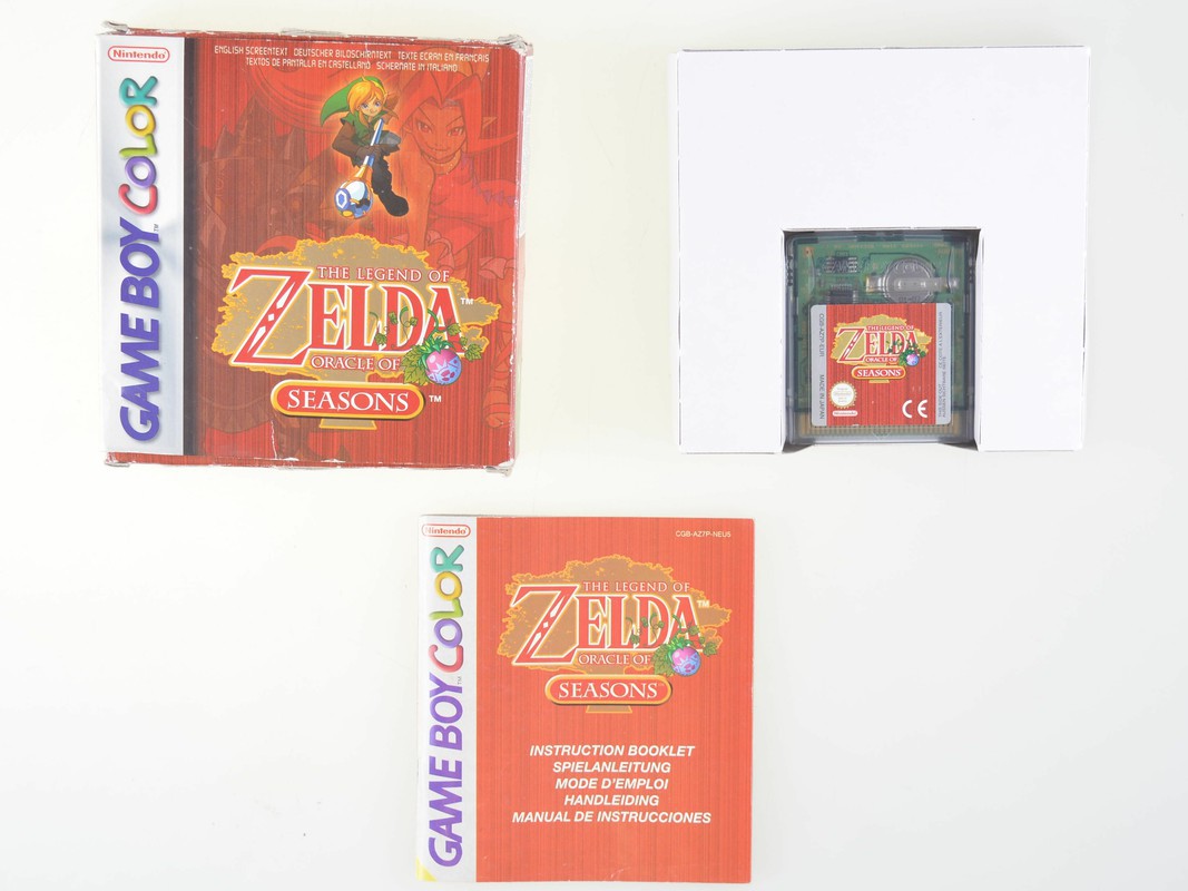 The Legend of Zelda Oracle of Seasons - Gameboy Color Games [Complete]