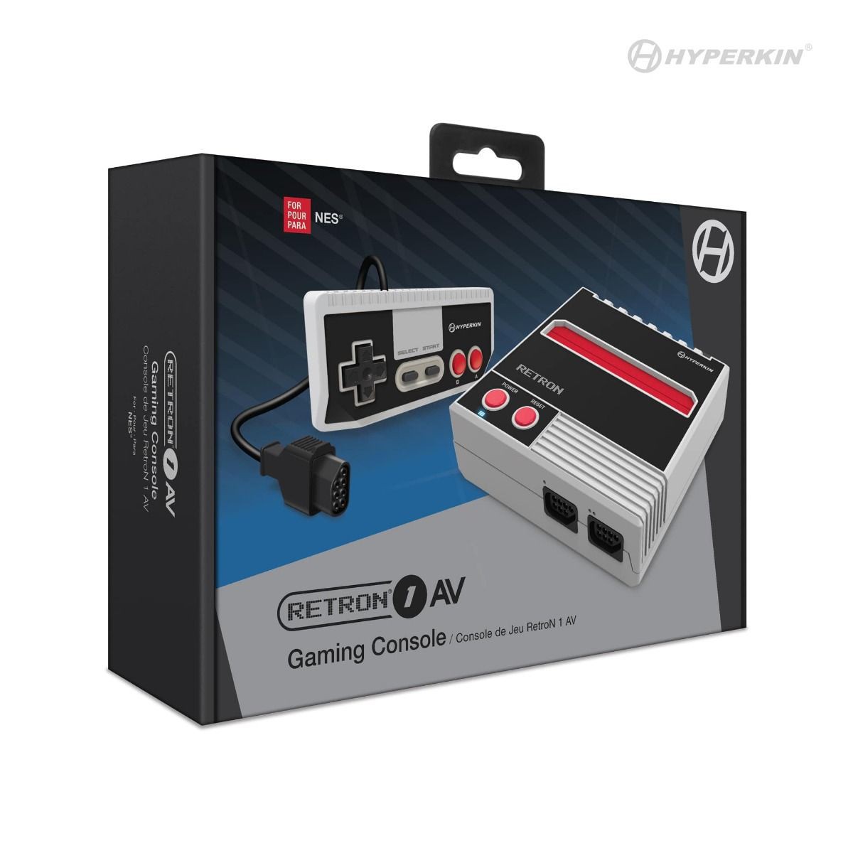 RetroN 1 NES Gaming Console (Gray) - AV - Nintendo NES Hardware