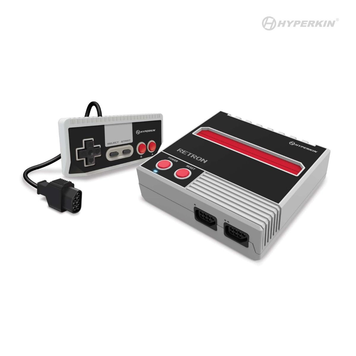 RetroN 1 NES Gaming Console (Gray) - AV - Nintendo NES Hardware - 2