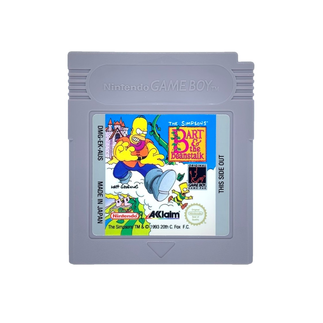 The Simpsons: Bart and the Beanstalk - Gameboy Classic Games
