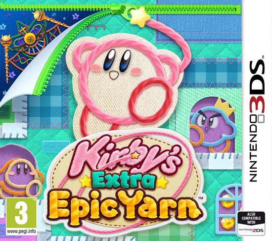 Kirby's Extra Epic Yarn - Nintendo 3DS Games