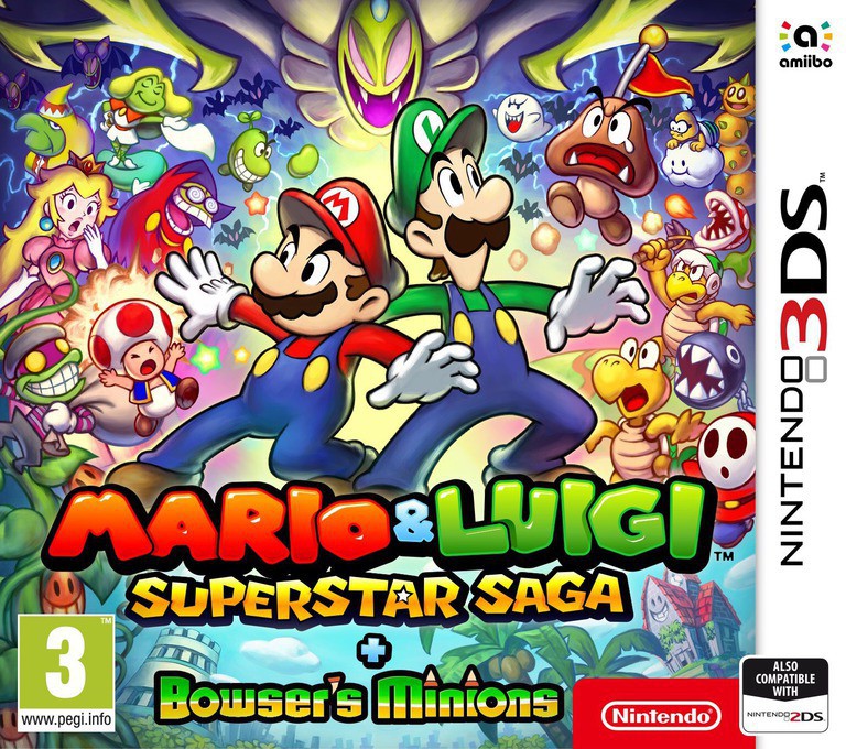 Mario & Luigi: Superstar Saga + Bowsers Onderdanen - Nintendo 3DS Games