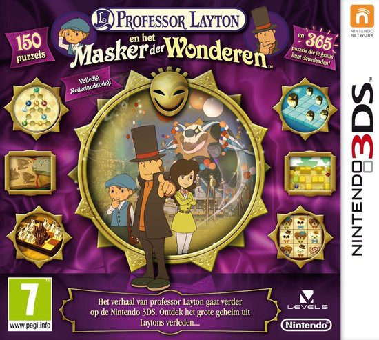 Professor Layton En Het Masker Der Wonderen - Nintendo 3DS Games