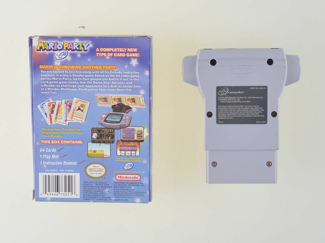 Mario Party E-Reader Card Game Complete + E-Reader [Complete] - Gameboy Advance Hardware - 3