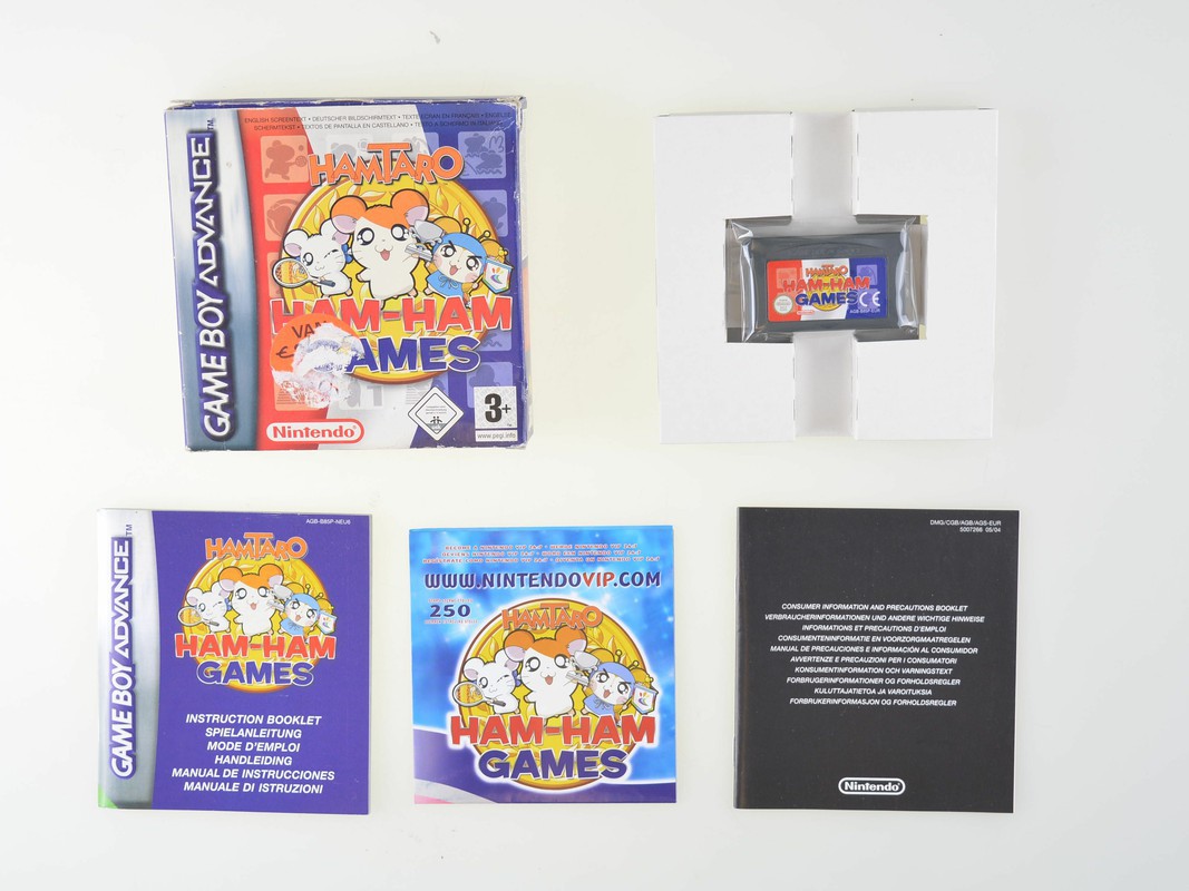 HamTaro Ham-Ham Games - Gameboy Advance Games [Complete]