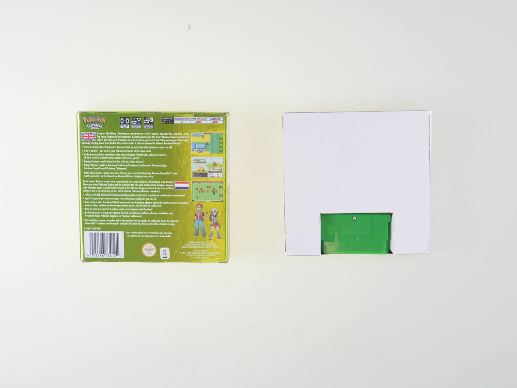 Pokemon Leaf Green - Gameboy Advance Games [Complete] - 2