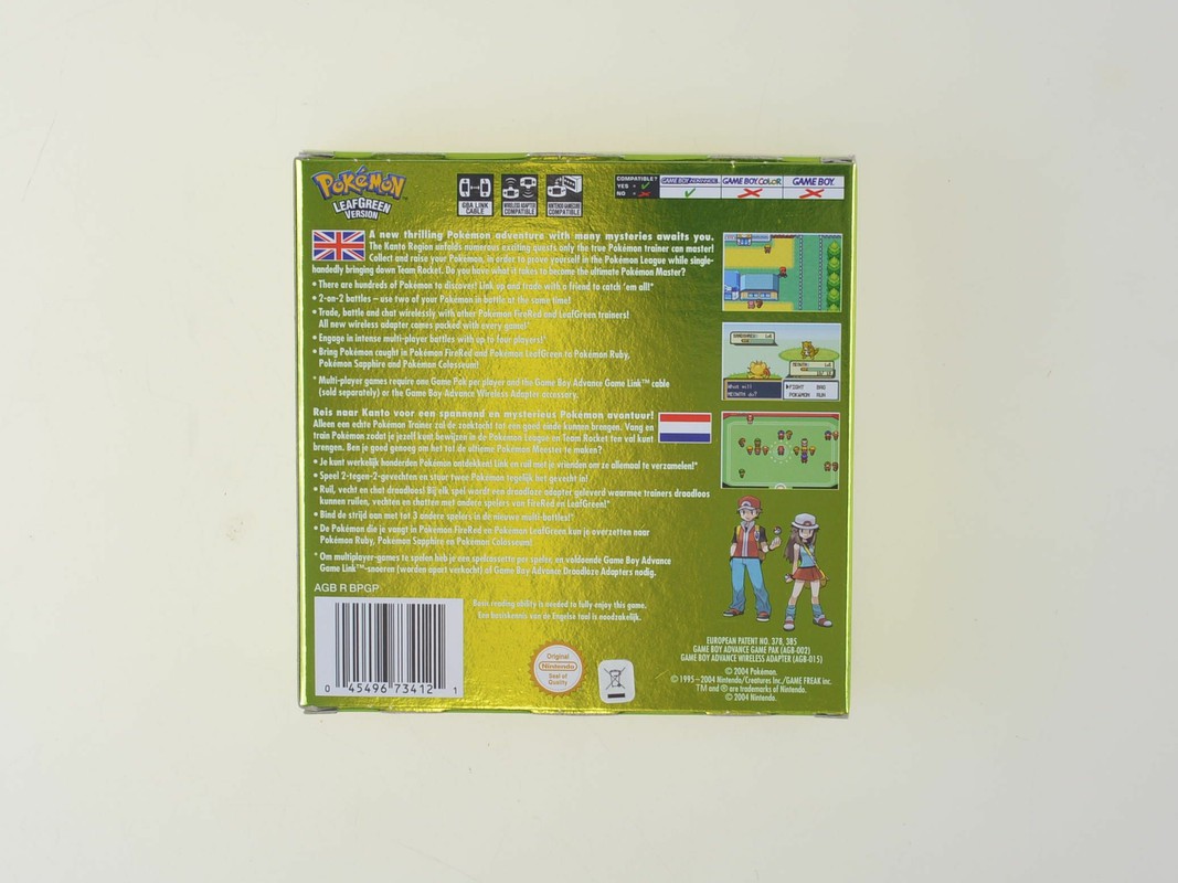 Pokemon Leaf Green - Gameboy Advance Games [Complete] - 4