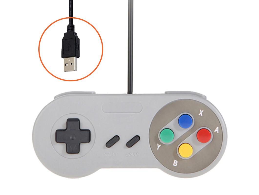 Gebruikte USB Super Nintendo Controller - Super Nintendo Hardware