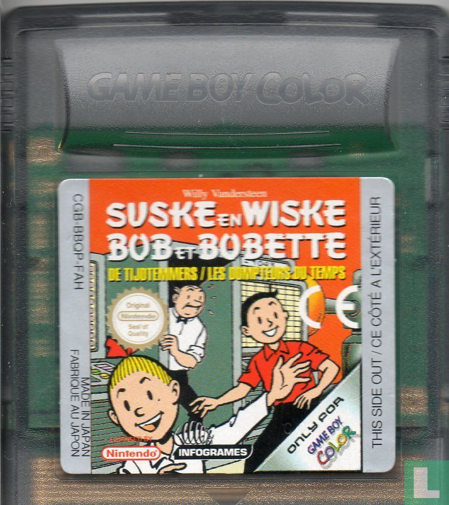 Suske En Wiske De Tijdtemmer - Gameboy Color Games