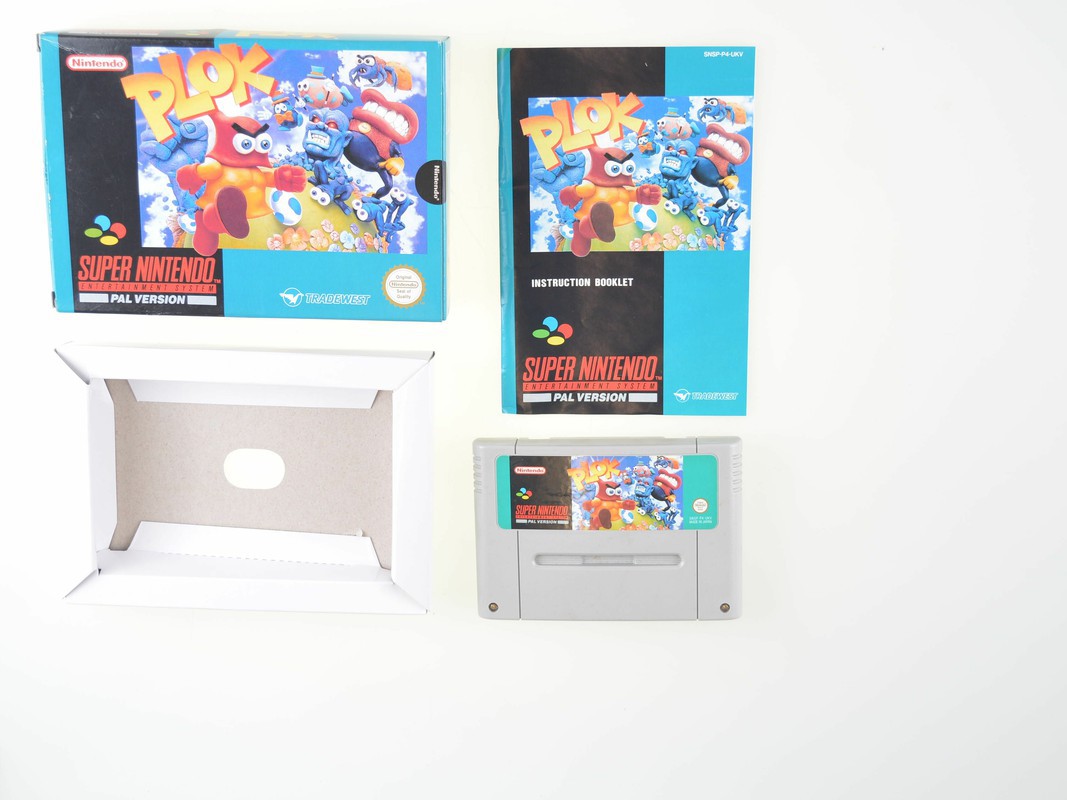 Plok - Super Nintendo Games [Complete]