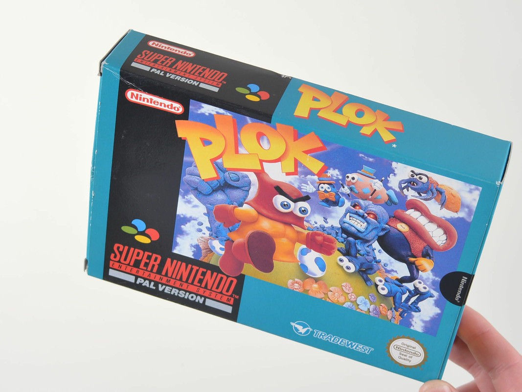 Plok - Super Nintendo Games [Complete] - 3