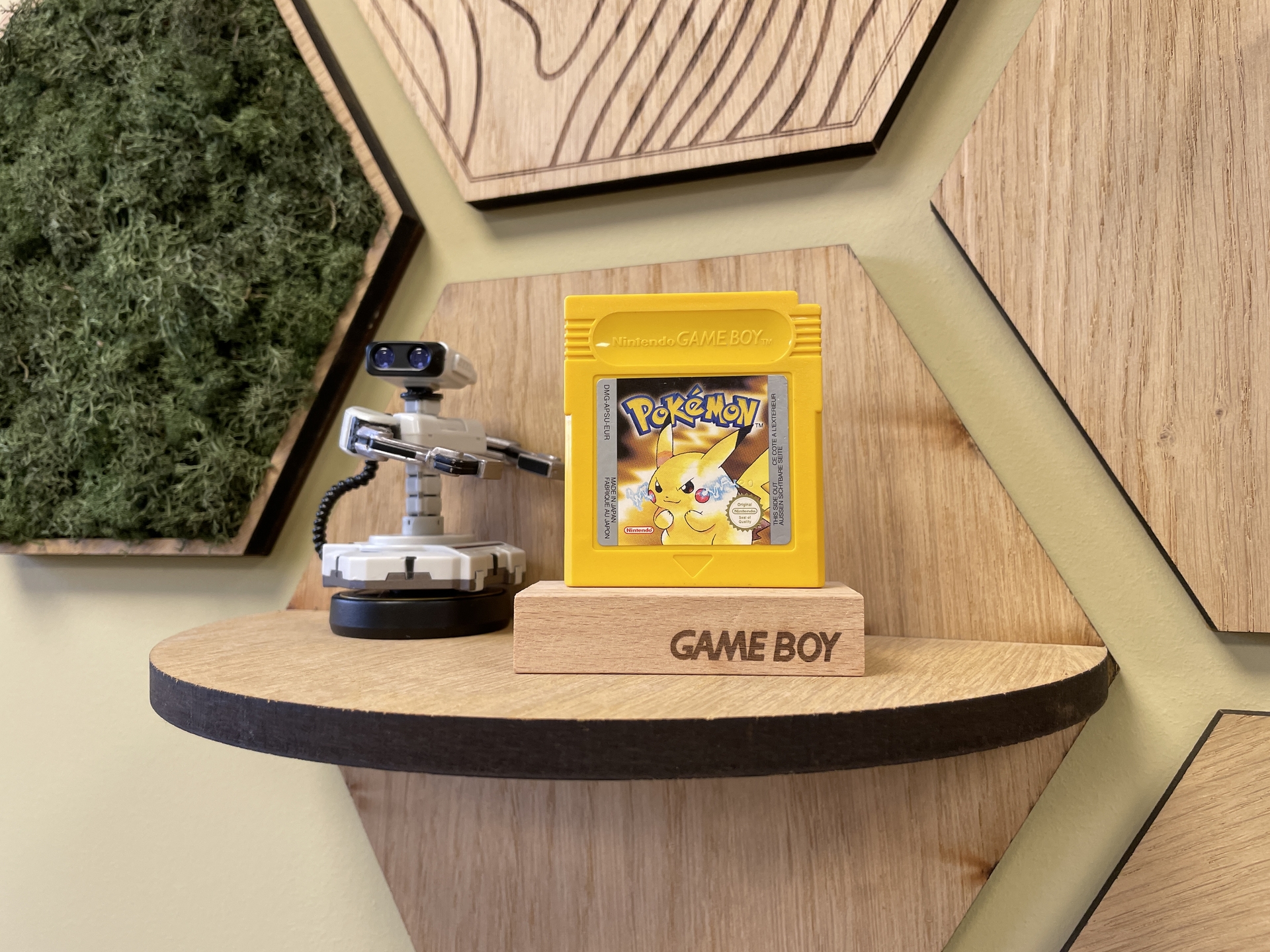 Handgemaakte Gameboy Game Display Stand met Gameboy Logo - Gameboy Classic Hardware - 10
