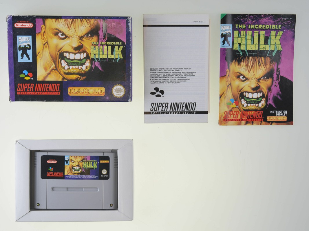 Incredible Hulk - Super Nintendo Games [Complete]