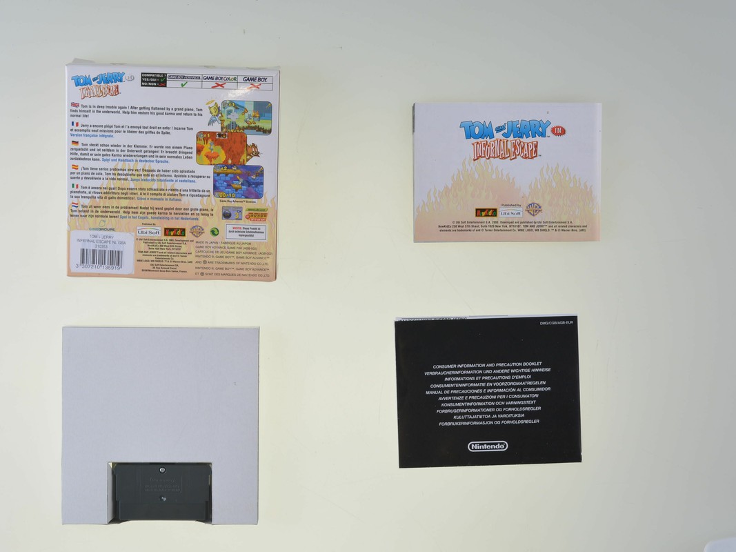 Tom and Jerry: Infurnal Escape - Gameboy Advance Games [Complete] - 3