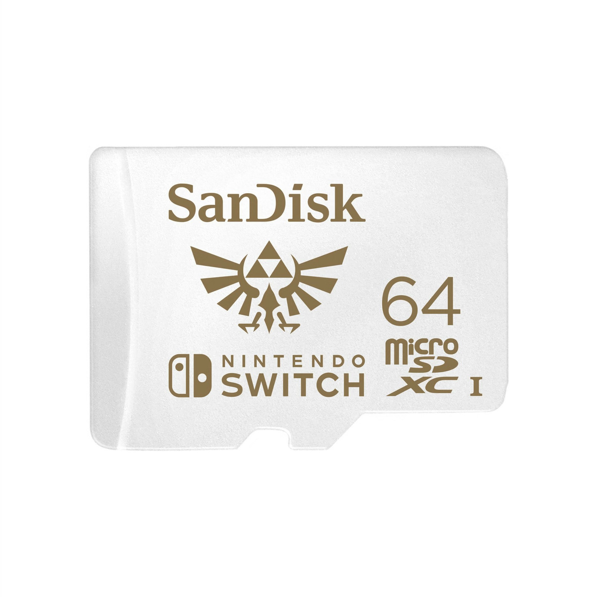 SanDisk MicroSDXC 64GB - Legend of Zelda + microSD Adapter - Nintendo Switch Hardware - 2