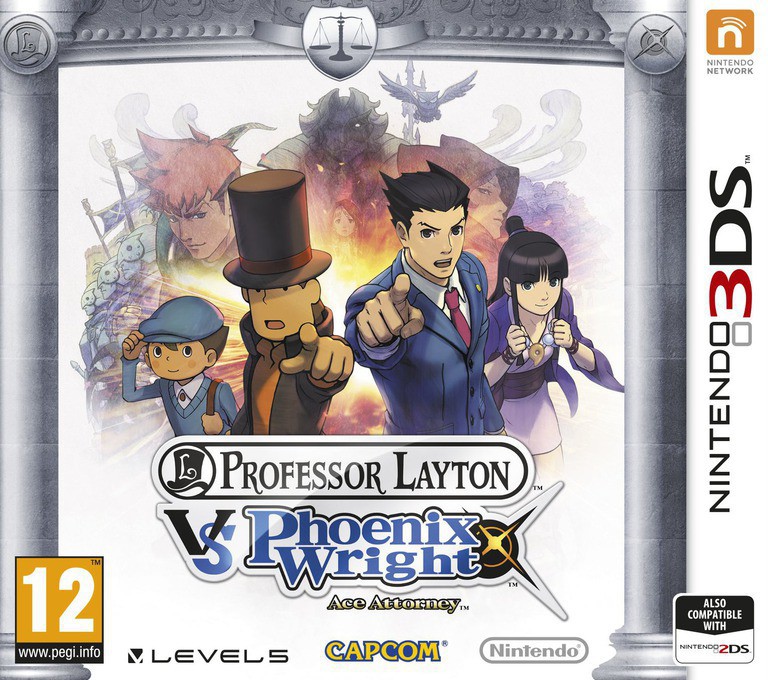 Professor Layton vs. Phoenix Wright - Ace Attorney (German) - Nintendo 3DS Games