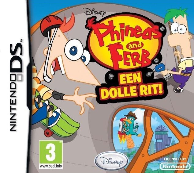 Phineas and Ferb Een Dolle Rit ⭐️ Nintendo DS Games