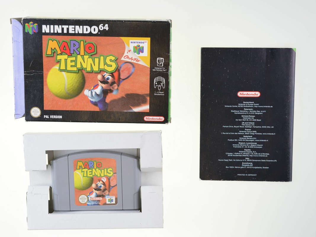 Mario Tennis - Nintendo 64 Games [Complete]