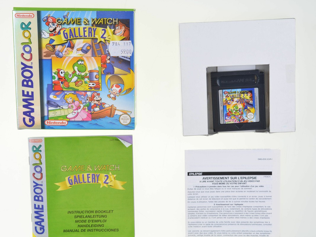 Game & Watch Gallery 2 - Gameboy Color Games [Complete]