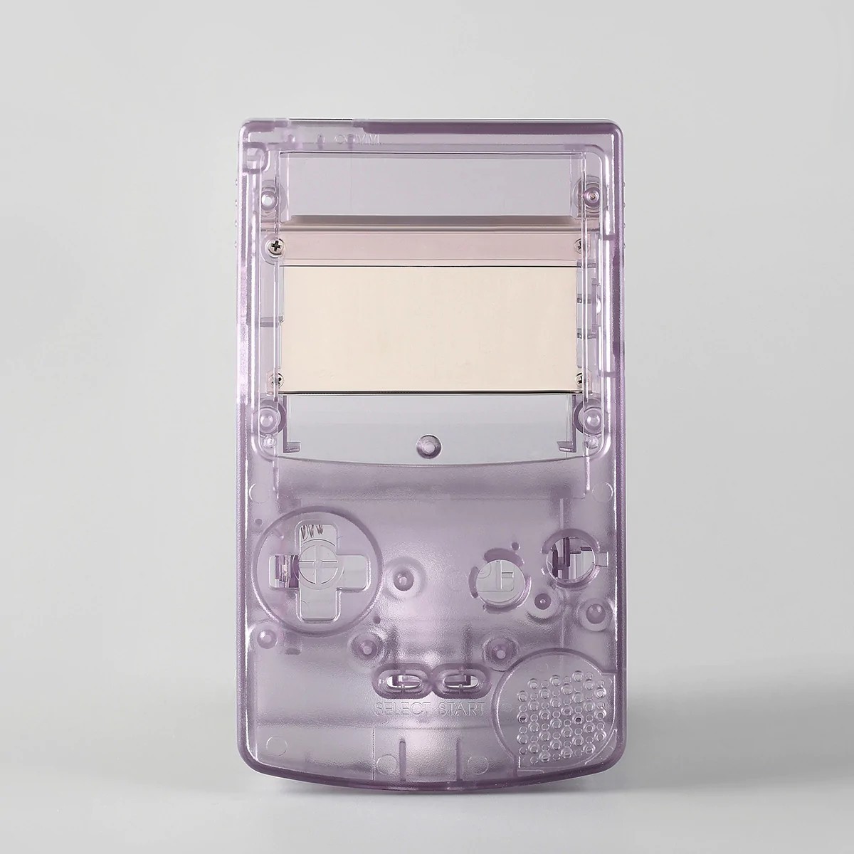 Gameboy Color Shell - Transparent Purple - Pixel 2.0 - Gameboy Color Hardware