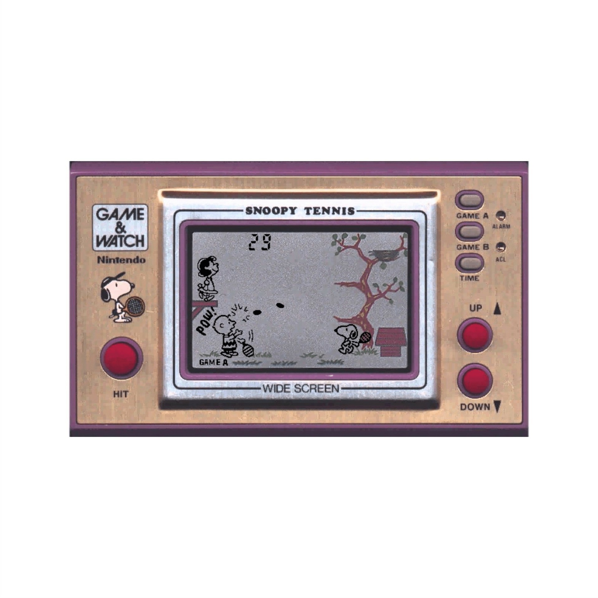 Nintendo Game & Watch - Snoopy Tennis - Gameboy Classic Hardware