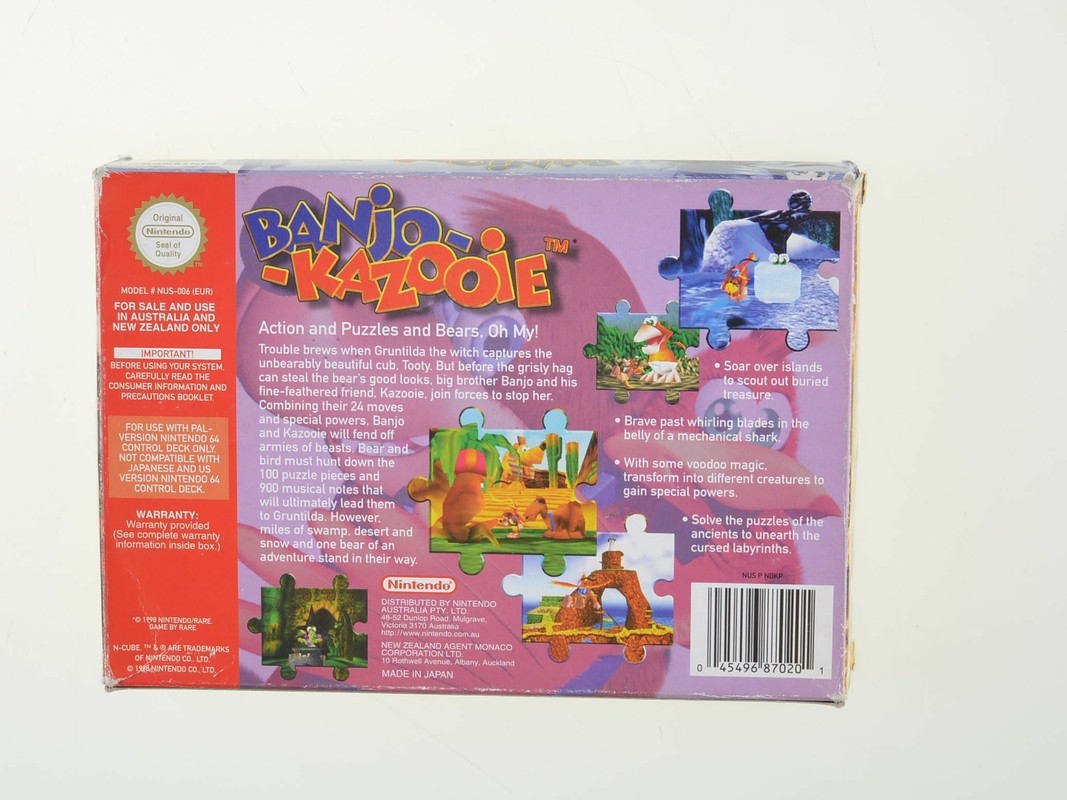 Banjo Kazooie (Australische Versie) - Nintendo 64 Games [Complete] - 5