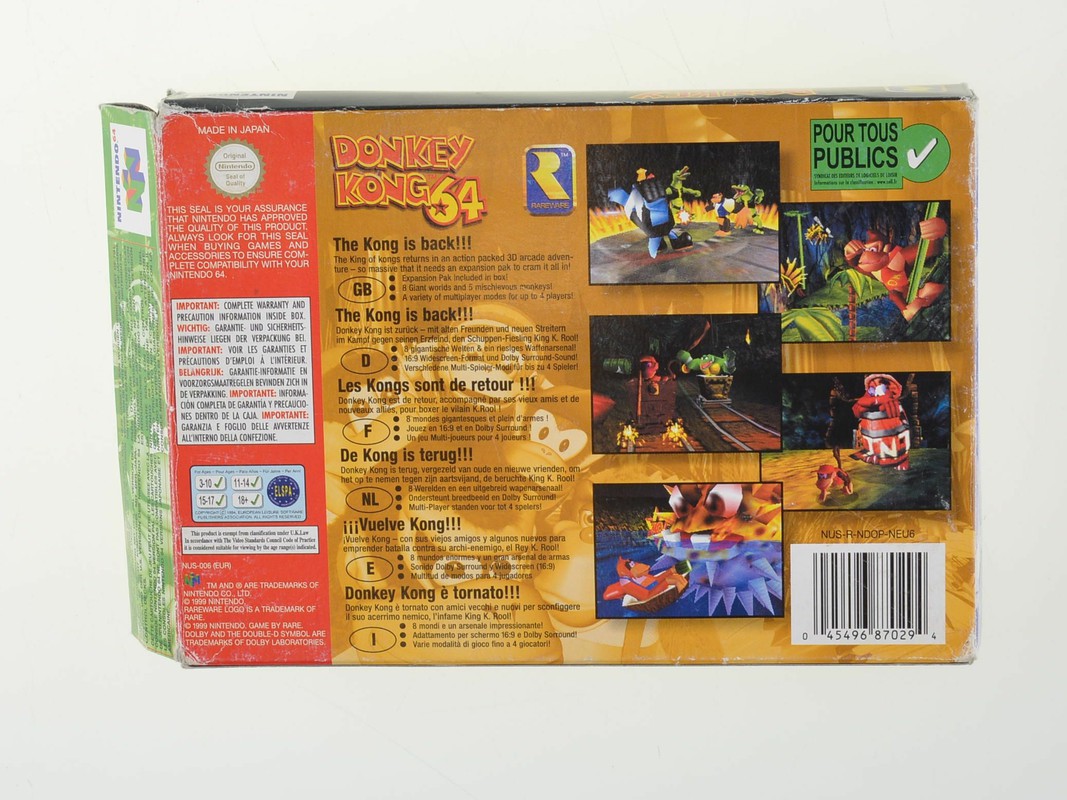 Donkey Kong 64 - Nintendo 64 Games [Complete] - 7