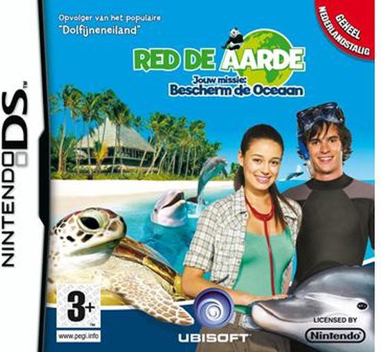 Red De Aarde - Jouw Missie: Bescherm De Oceaan - Nintendo DS Games