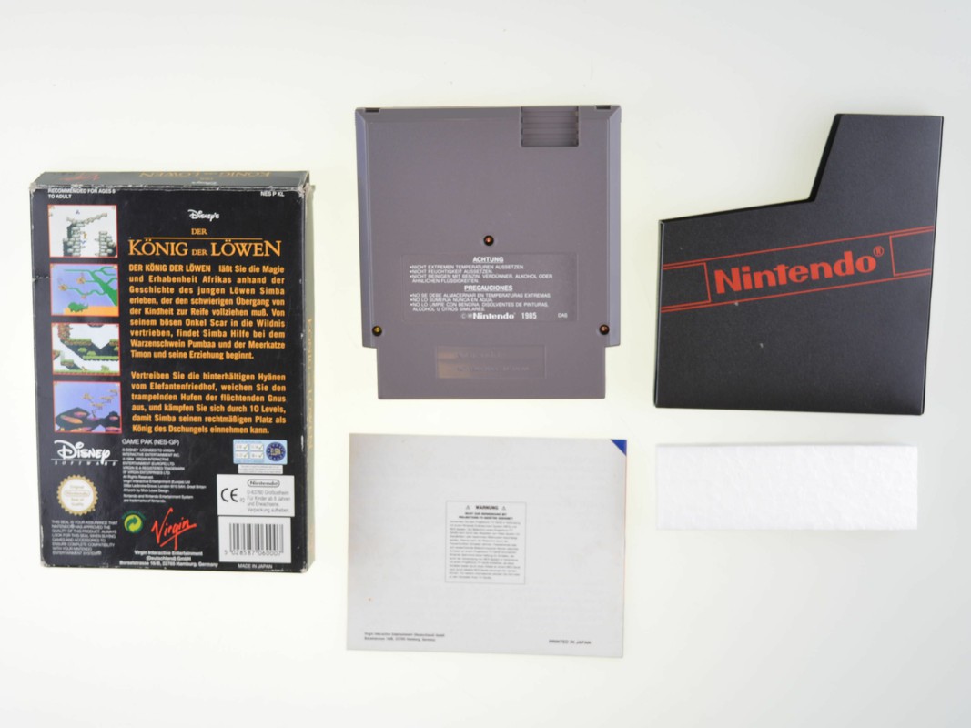 Lion King - Nintendo NES Games [Complete] - 2