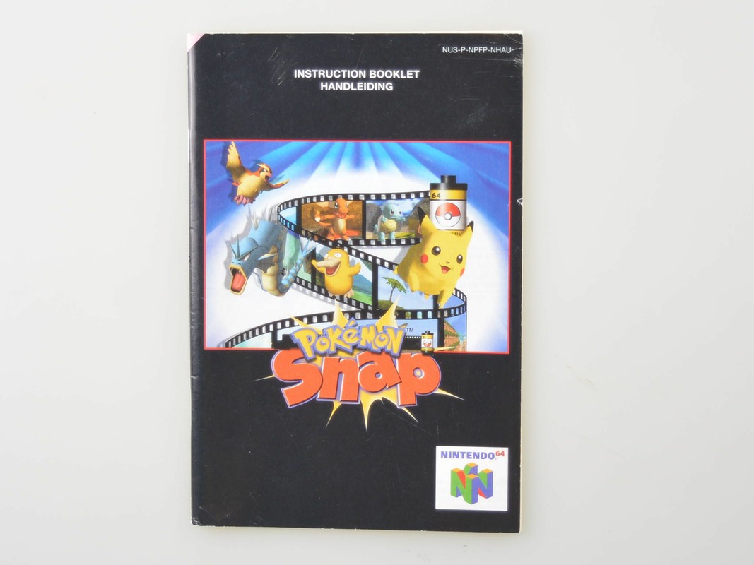 Pokemon Snap - Manual Kopen | Nintendo 64 Manuals