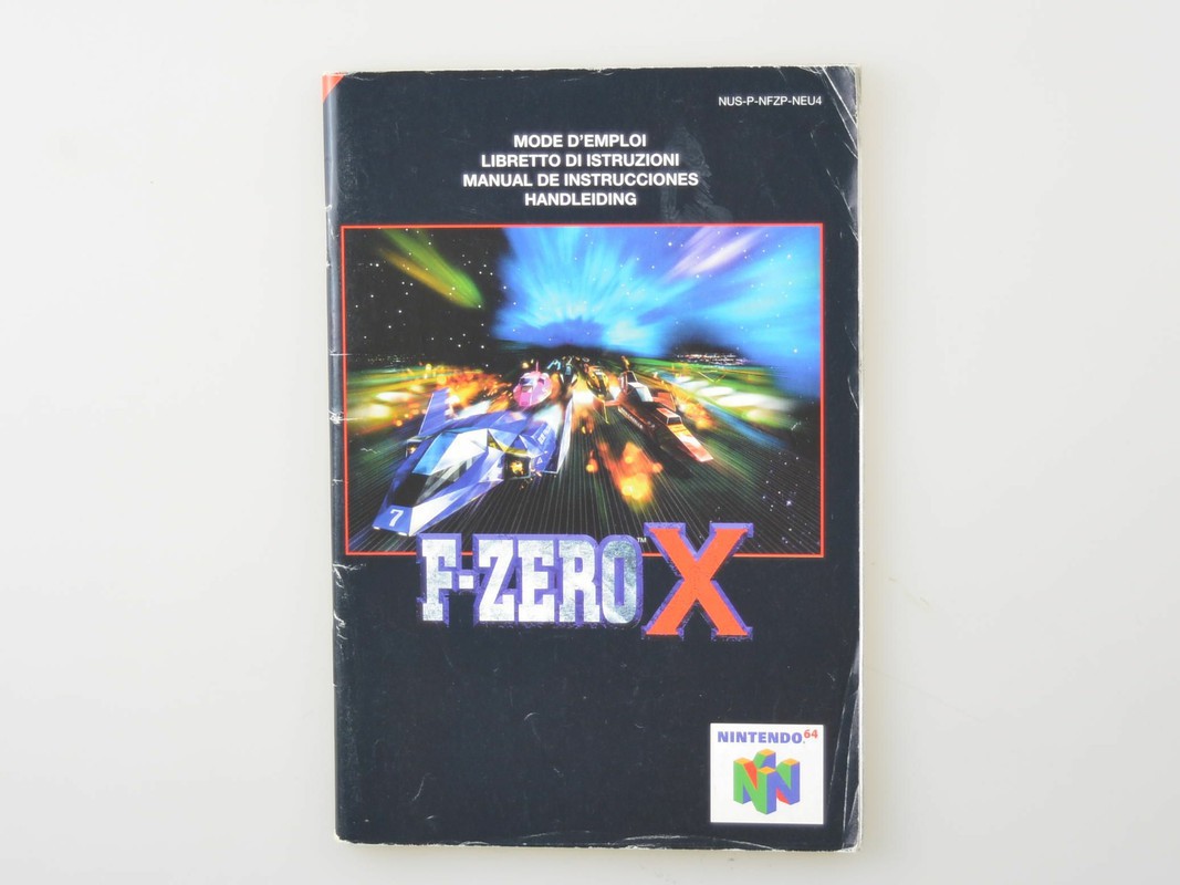 F-Zero X - Manual - Nintendo 64 Manuals