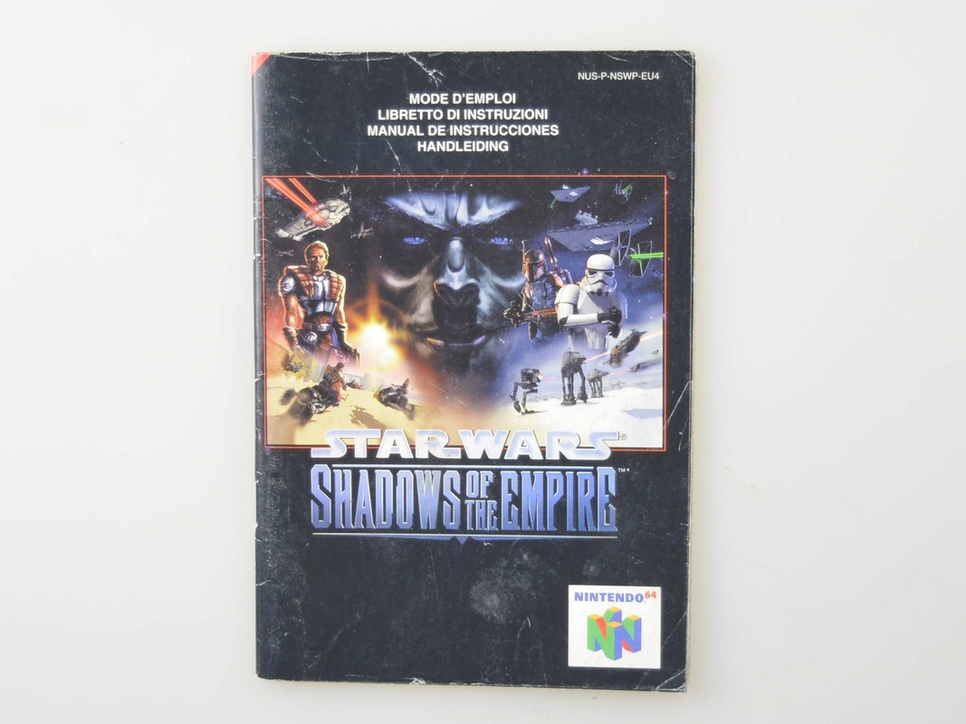 Star Wars Shadows of the Empire - Manual - Nintendo 64 Manuals