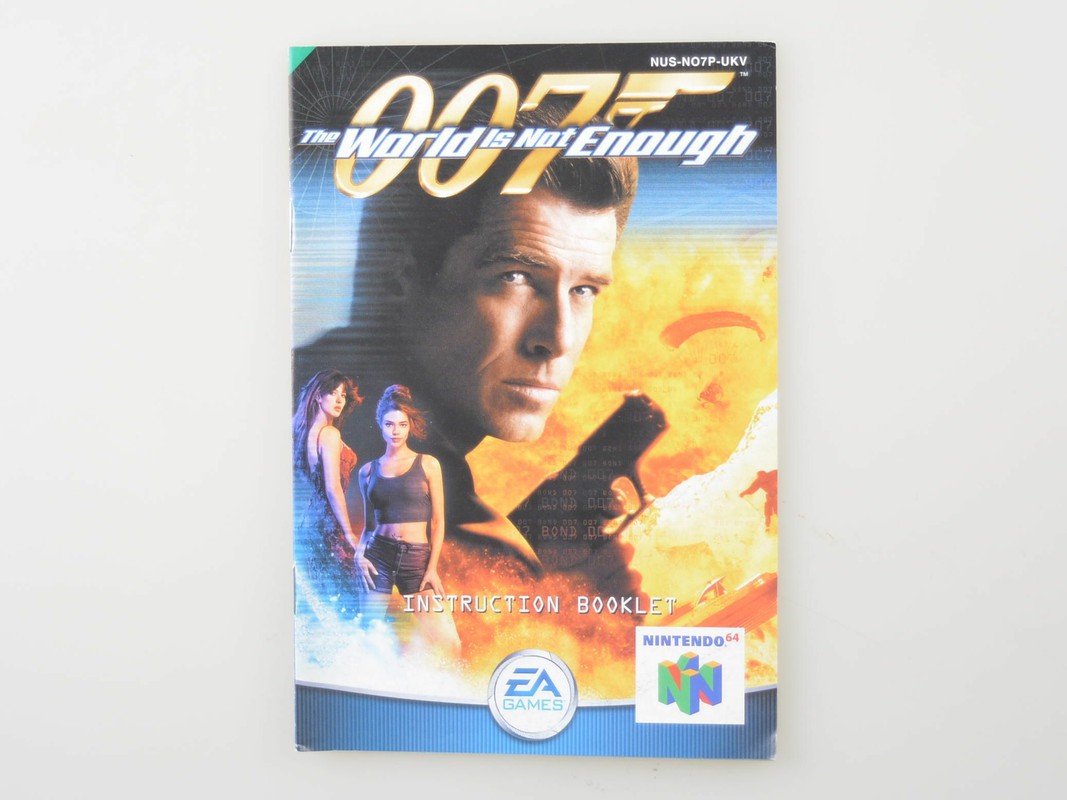 007 James Bond: The World is not Enough - Manual - Nintendo 64 Manuals