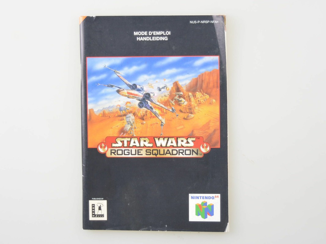 Star Wars Rogue Squadron - Manual - Nintendo 64 Manuals