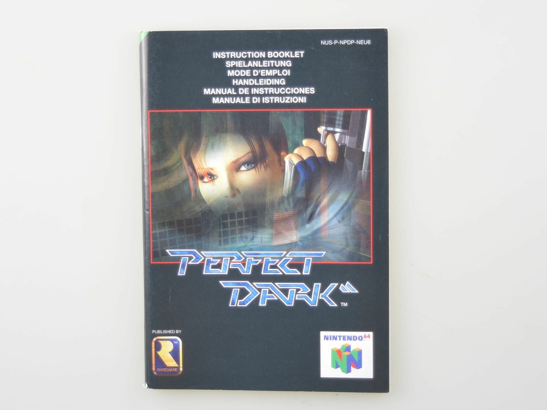 Perfect Dark - Manual Kopen | Nintendo 64 Manuals